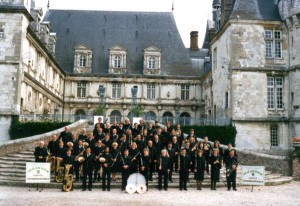 1990 - 16denní zájezd Německo, Belgie, Francie - foto Májováku na zámku ve Francii - 06
