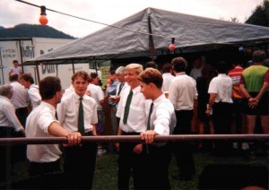 1993 08 - zájezd Rakousko - Janusz Brzyśko, Jiří Lyžička, Petr Ženč a Daniel Schwarz - 04