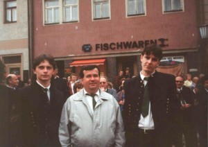 1993 08 - zájezd Německo Schwarzenberg - Roman Buchal, Milan Kupka a Mirek Buščík - 05