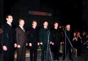1993 - Karviná, koncert k 85. výročí orchestru - Josef Šťastný, Oldřich Bura, Milan Janoschec, Gerhard Molata, Karel Lukeš a Zeno Brzyśko - 04