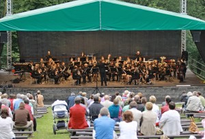 42 festival Janáčkovy Hukvaldy 2015 - koncert s DO Příbor 11. 7. 2015 (foto Edmund Kijonka)